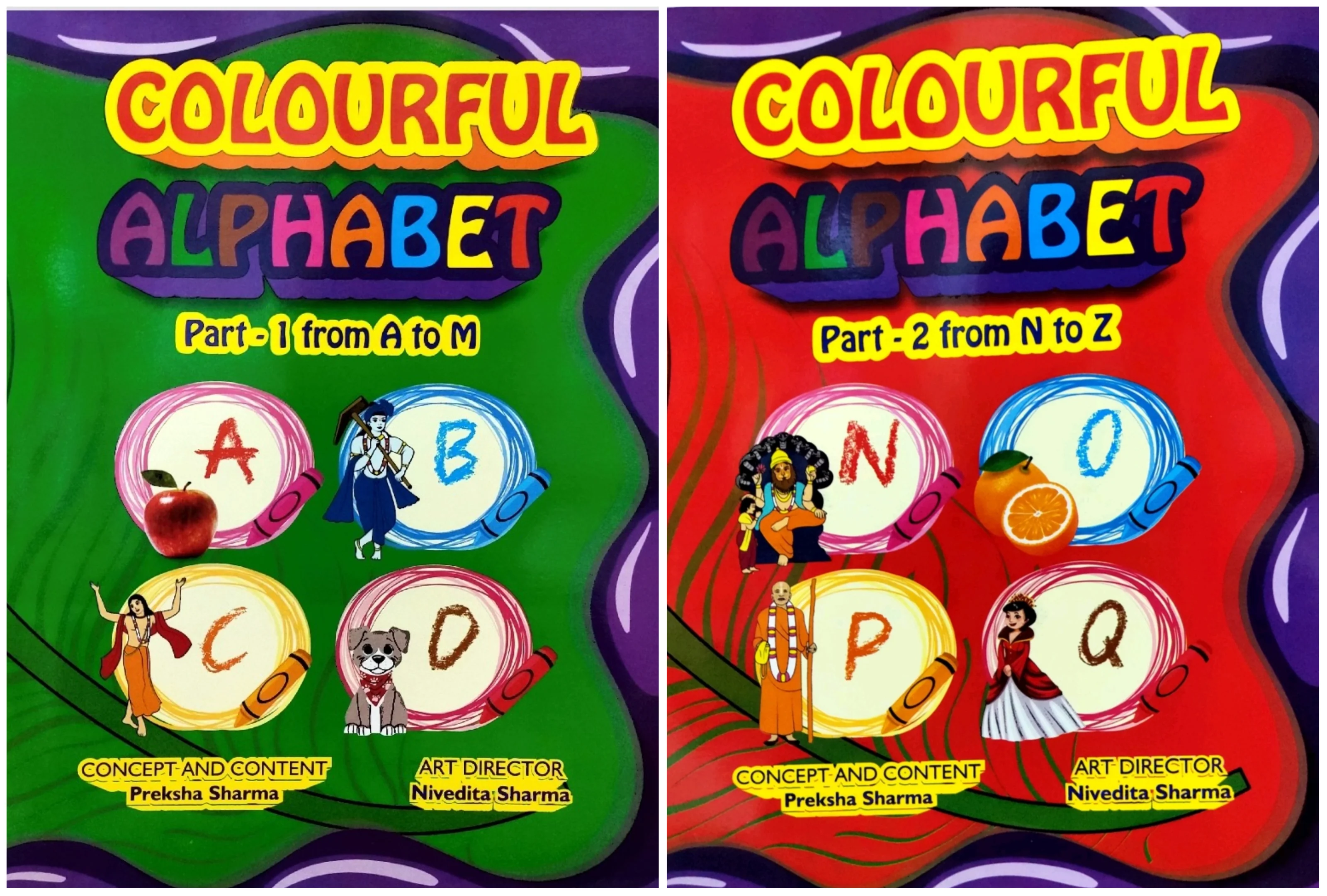 Colourful Alphabet (Part-1 & 2)