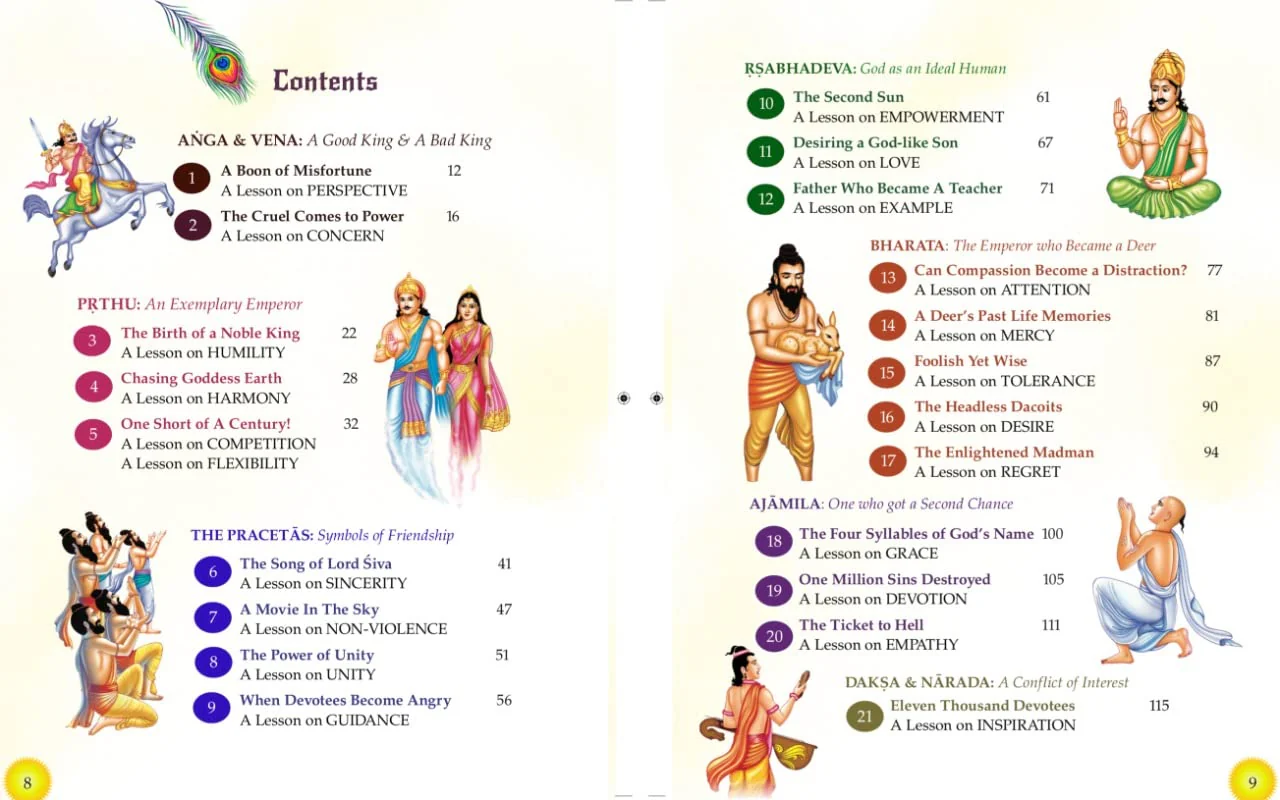 ILLUSTRATED BHAGAVATAM TALES to Inspire Young Minds - Book 2 - Image 3