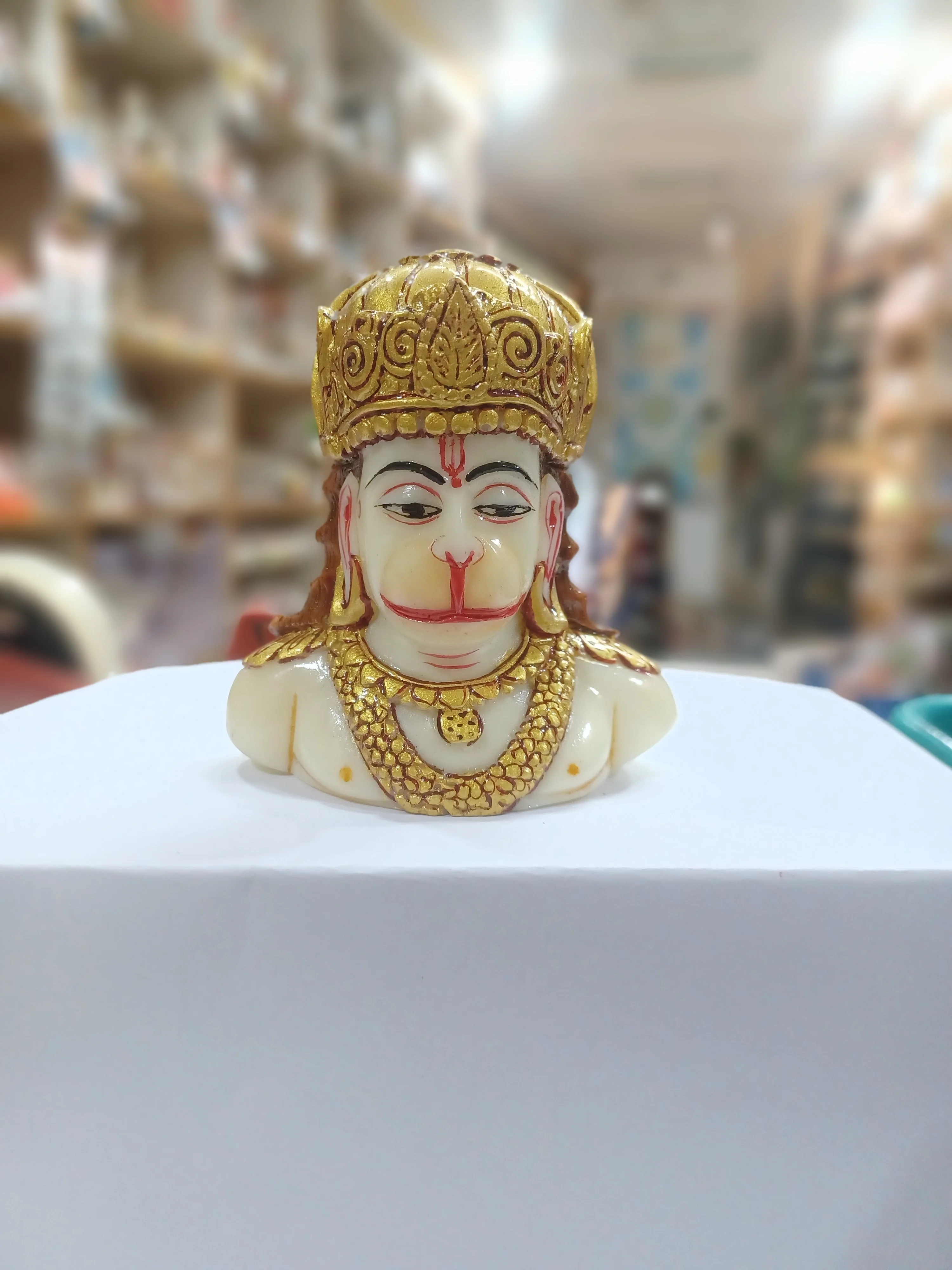 Marble Hanuman Face ( 4 Inches)