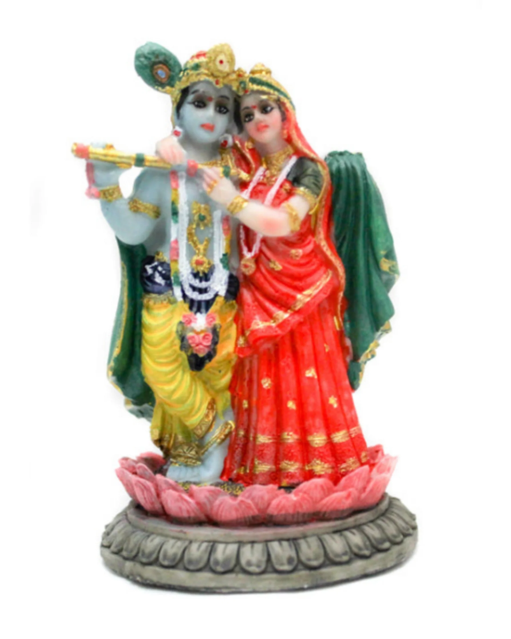 Radha Krishna Lotus ( 13 CM.)