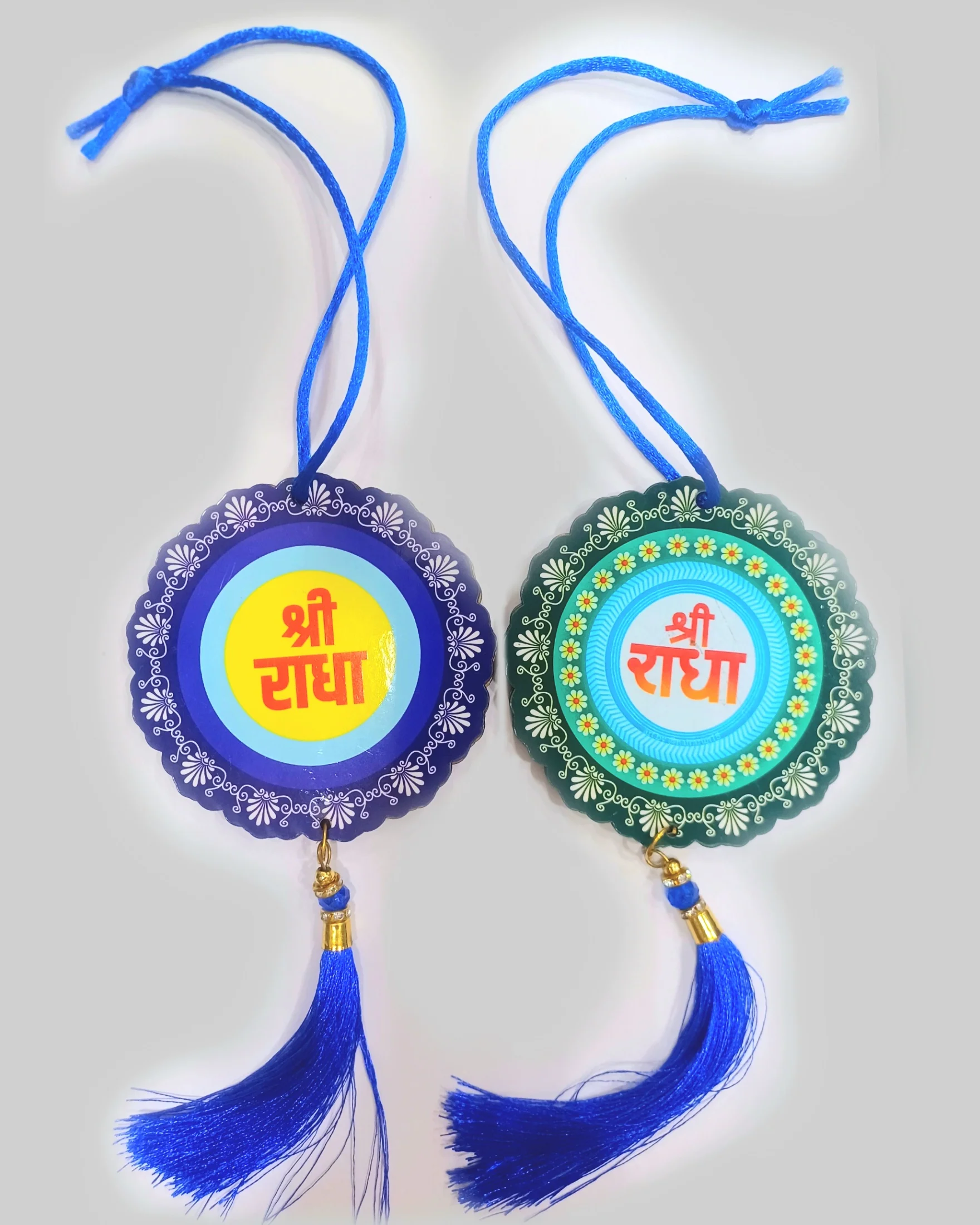 Shree Radha Car Hanging (2 Pcs)