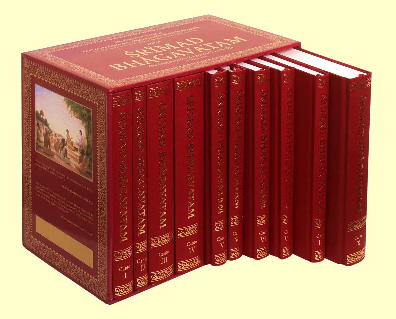Srimad Bhagavatam: 10 Volume Set (Hardcover)