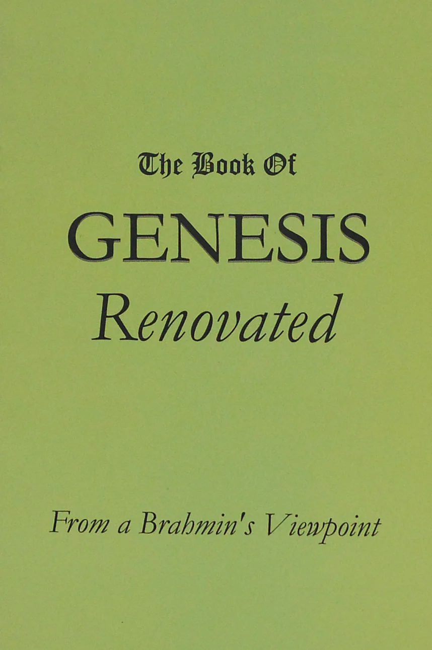 The Book of Genesis Renovated